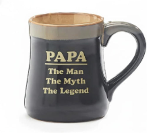 18oz Papa Mug, The Man The Myth The Legend Ceramic Coffee Cup in Decorative Gift Box - view 2