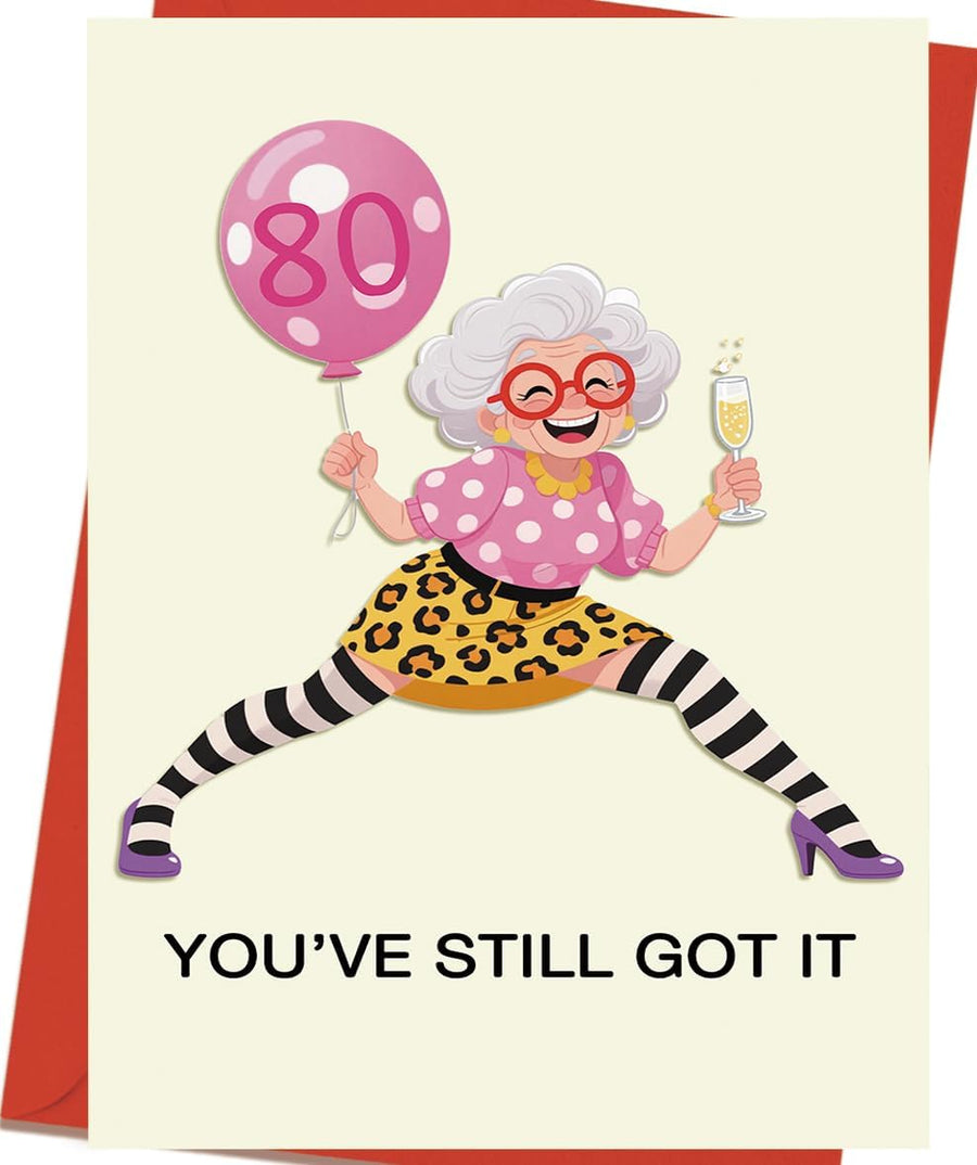 Happy 80th Birthday Card Gifts for Women Her Grandma | 80 Year Old Birthday Decorations for Mom Wife Friend，Heartfelt Inside Message,Idea for Party Decoration and Celebration