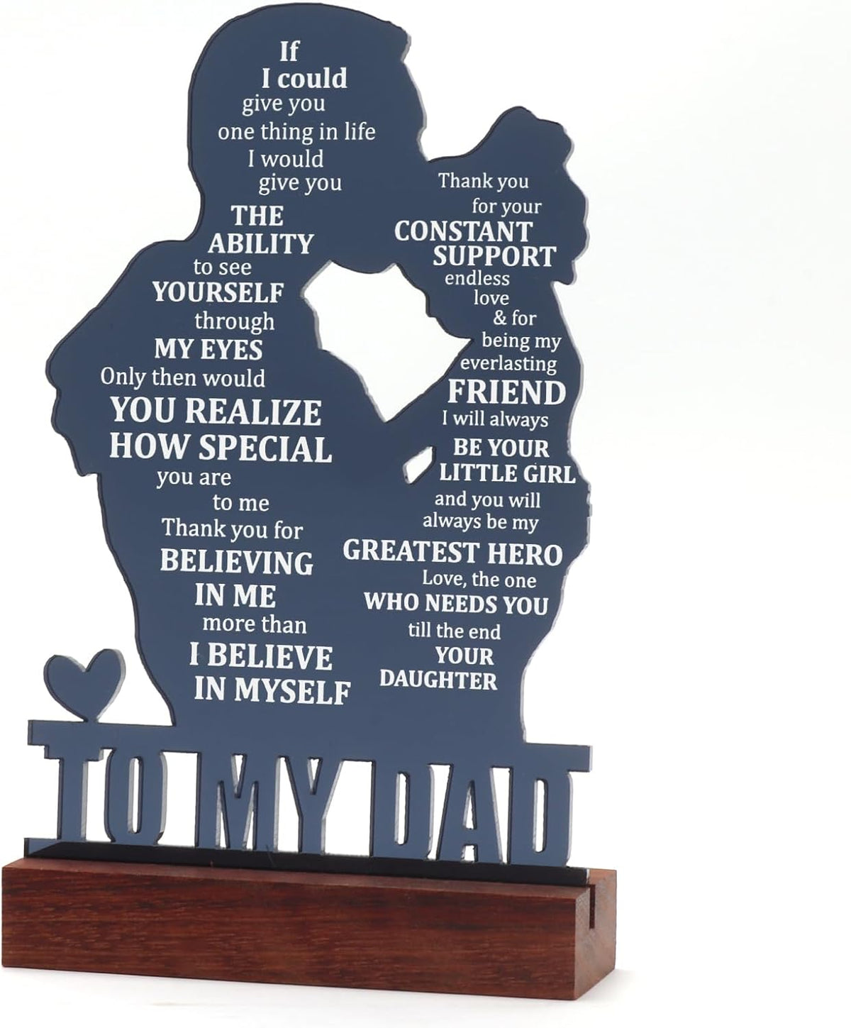 Gifts for Mom from Daughter - Sentimental Mother's Day Birthday Gifts for Mom, Meaningful Mom Keepsake Plaque, Mother Daughter Gifts "To My Mom" Christmas Valentines Day Easter Presents - view 3