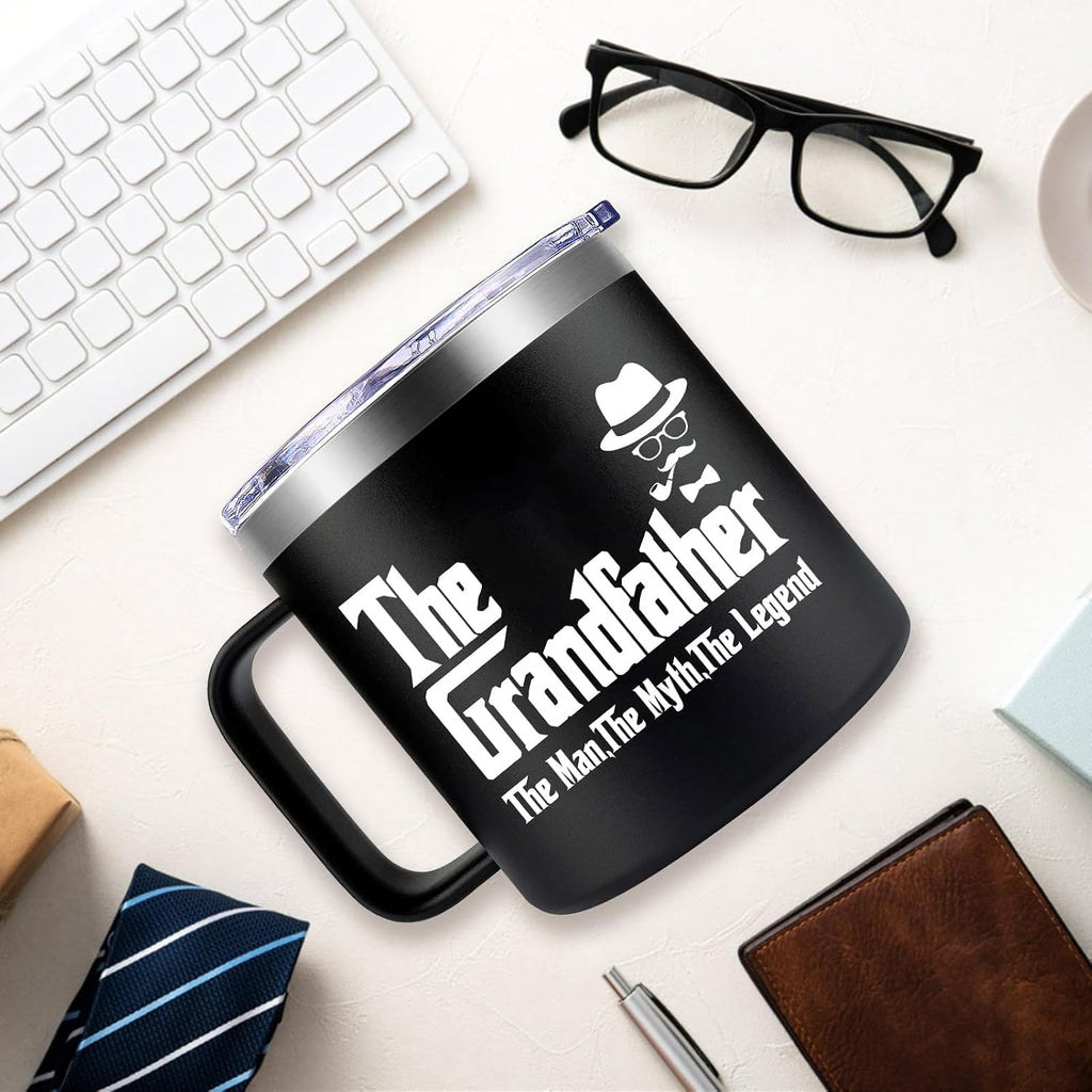 Fathers Day Gift for Grandpa Mug - Grandpa Gifts from Grandchildren - Grandfather Birthday Christmas Gift from Granddaughter, Grandson - Coffee Mug 14oz - view 3
