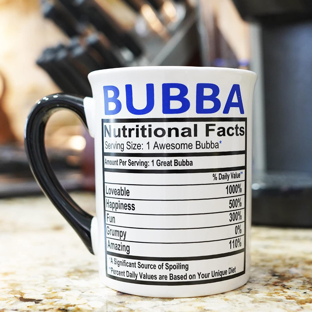 Bubba Mug, 16oz Ceramic Bubba Coffee Cup | Coffee Table and Home Decor, Mens Gifts for Men, Grandpa, Dad, Papa, Grandparents - view 8