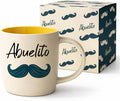 Abuelito Coffee Mug in Spanish, Taza Abuelo, 13 Oz Ceramic | Best Grandpa Gifts, El Mejor Abuelo, Latino Regalo Dia del Padre, Navidad, Grandparents Day, Fathers Day, Birthday, Christmas
