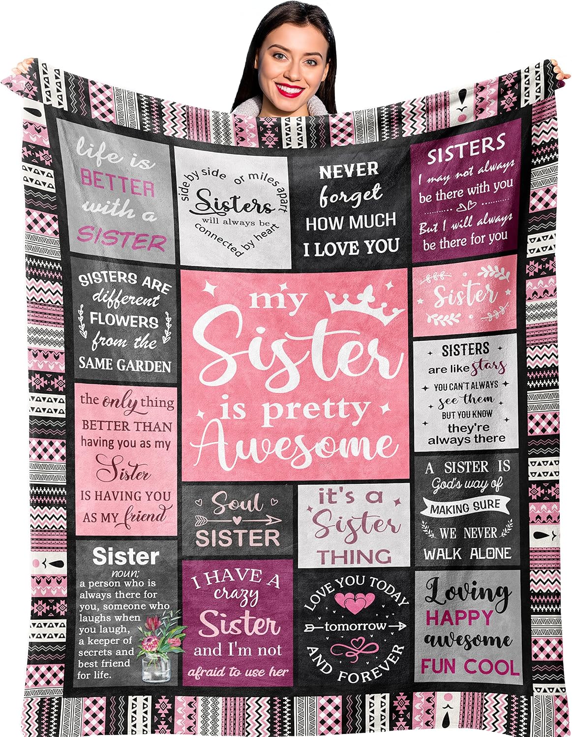 Gifts for Mom, Mom Birthday Gifts, Mom Gifts, Birthday Gift for Mom, Gifts for Moms from Daughter Son, Mama Mother Gifts, Best Mom Ever Gift, Valentines/Mothers Day to My Mom Blanket 60” x 50” - view 2