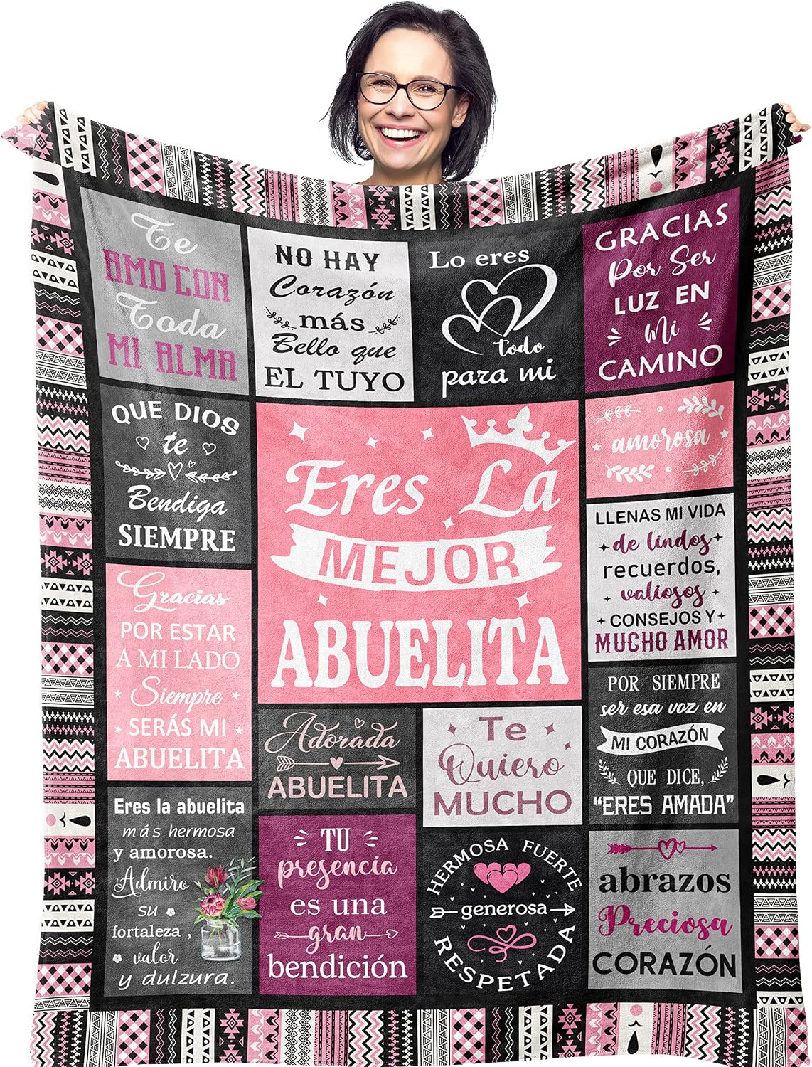 Gifts for Mom, Mom Birthday Gifts, Mom Gifts, Birthday Gift for Mom, Gifts for Moms from Daughter Son, Mama Mother Gifts, Best Mom Ever Gift, Valentines/Mothers Day to My Mom Blanket 60” x 50” - view 5